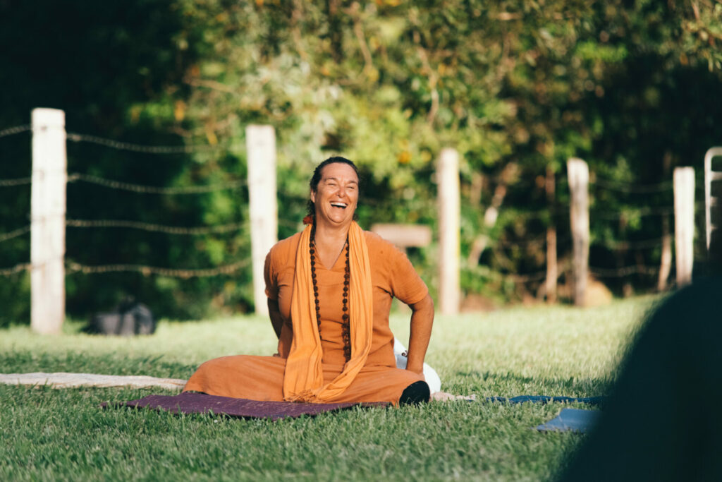 Swami Karma Karuna outdoors